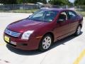 2007 Merlot Metallic Ford Fusion S  photo #7