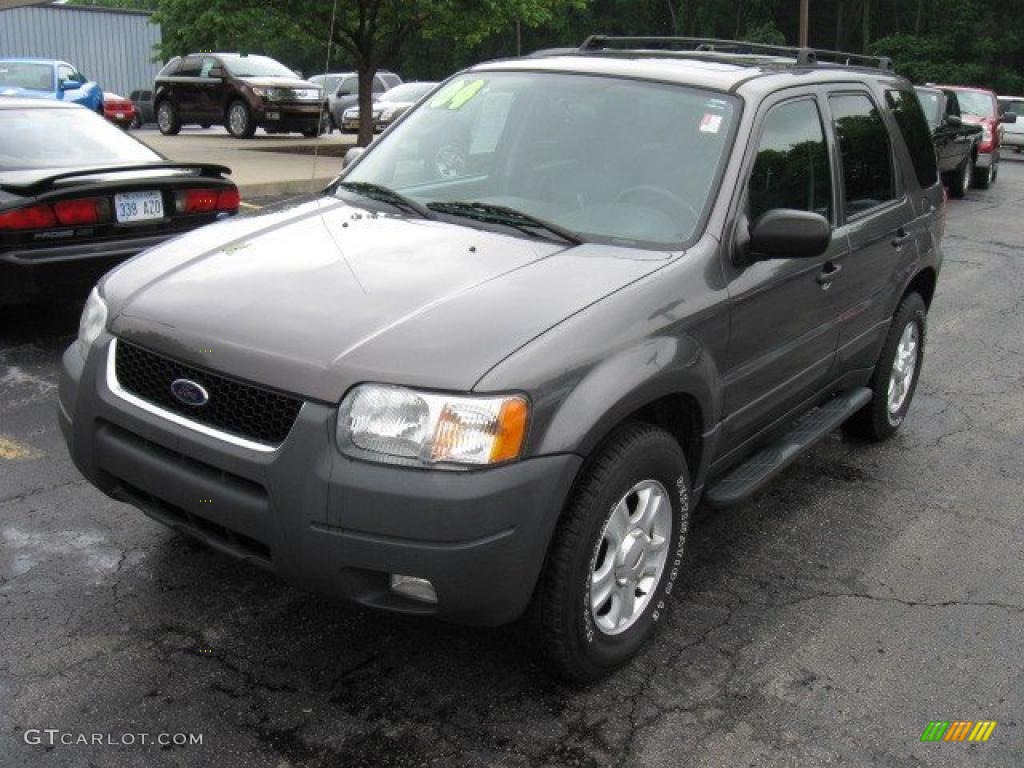 2004 Escape XLT V6 - Dark Shadow Grey Metallic / Medium/Dark Flint photo #2