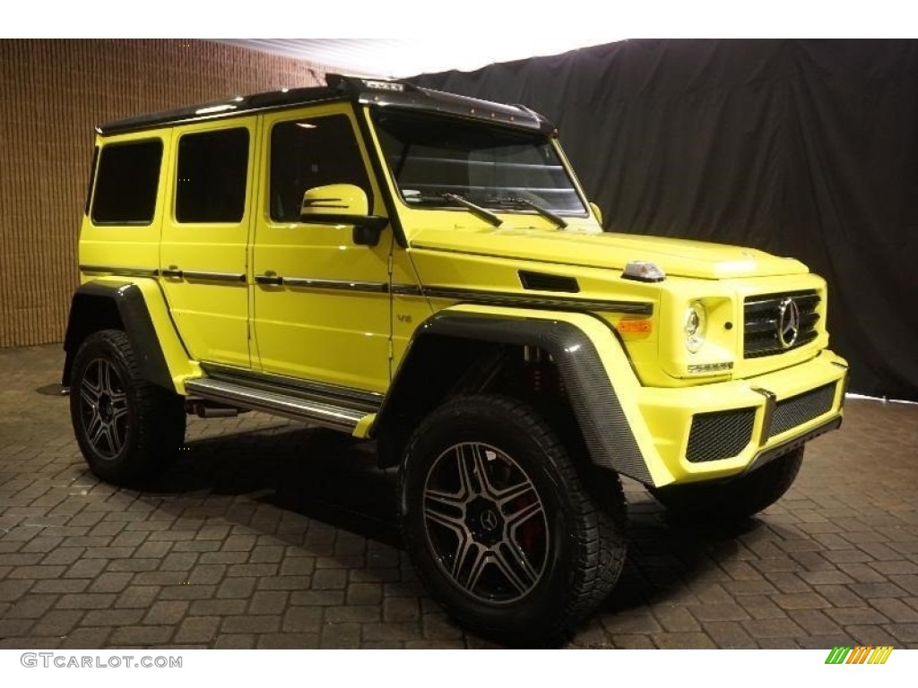 Electric Beam Yellow 2017 Mercedes-Benz G 550 4x4 Squared Exterior Photo #121761432
