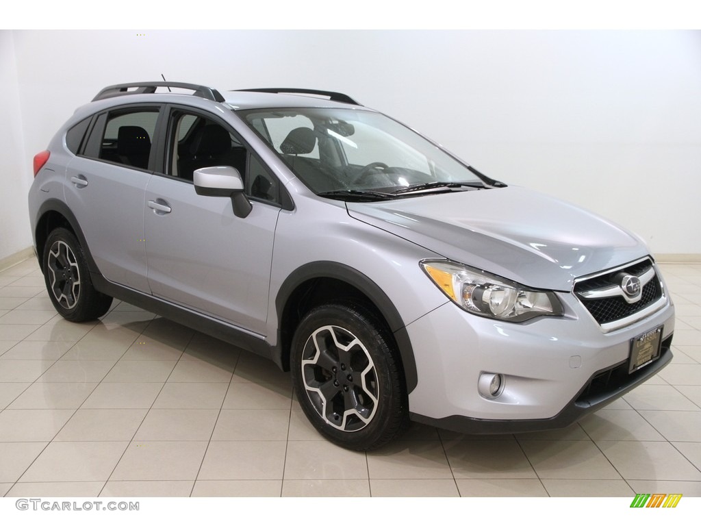 2015 XV Crosstrek 2.0i Premium - Ice Silver Metallic / Black photo #1