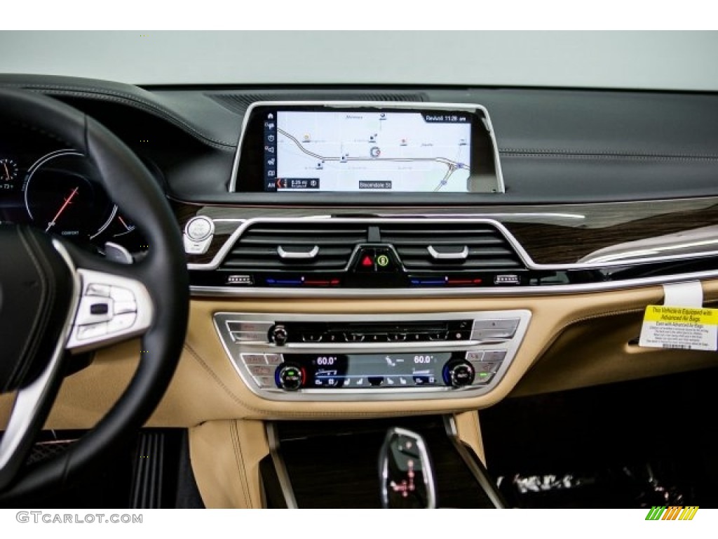 2018 7 Series 740i Sedan - Black Sapphire Metallic / Zagora Beige photo #6