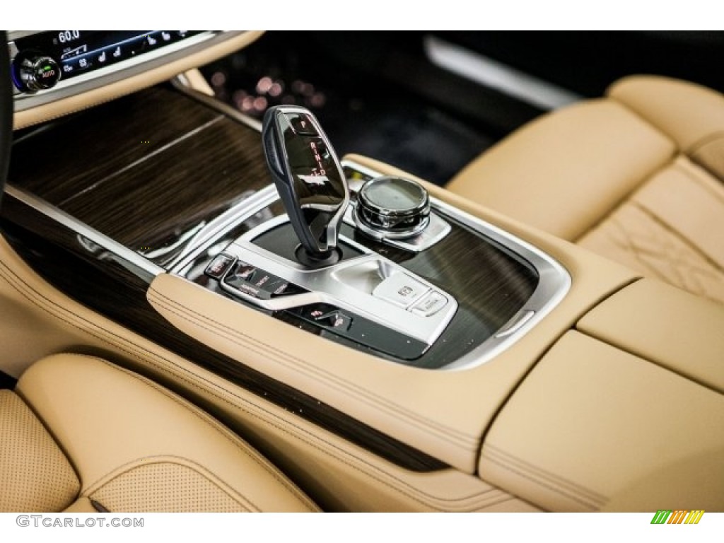 2018 7 Series 740i Sedan - Black Sapphire Metallic / Zagora Beige photo #7