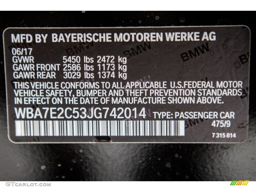 2018 7 Series 740i Sedan - Black Sapphire Metallic / Zagora Beige photo #11