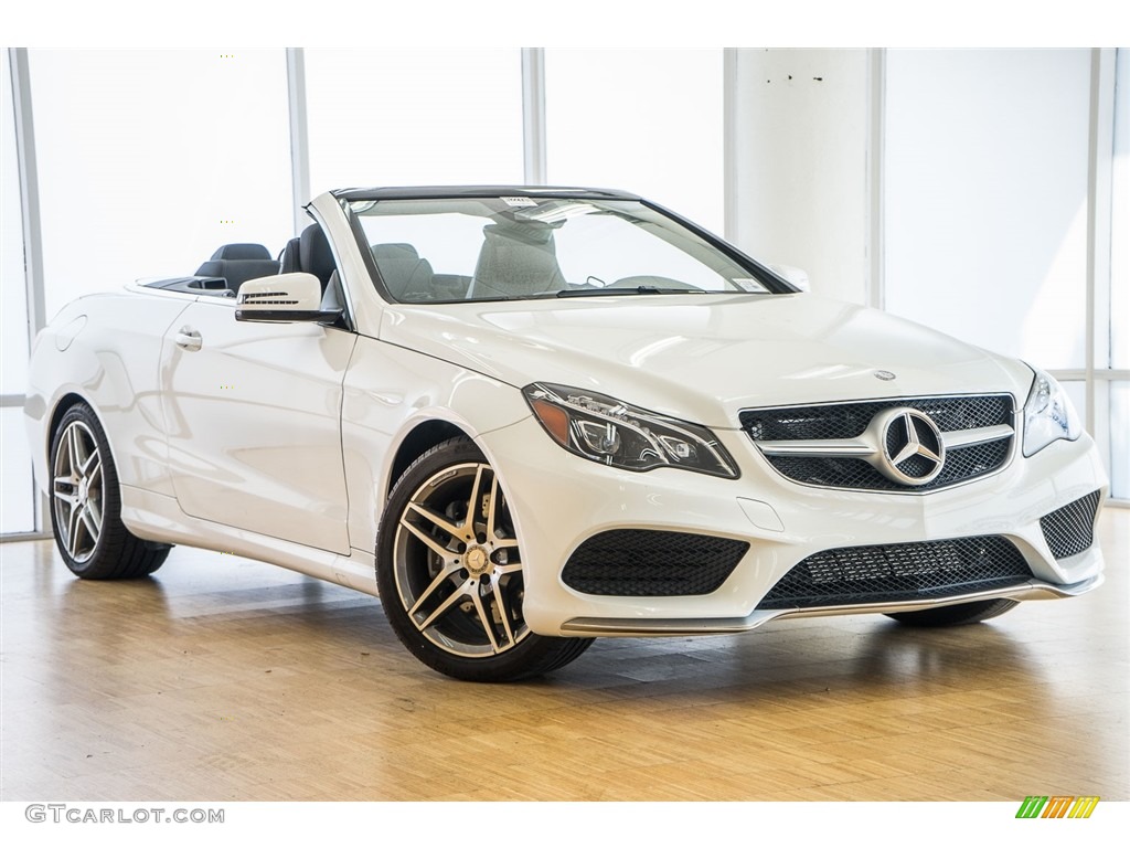 2016 E 550 Cabriolet - Polar White / Crystal Grey/Black photo #12