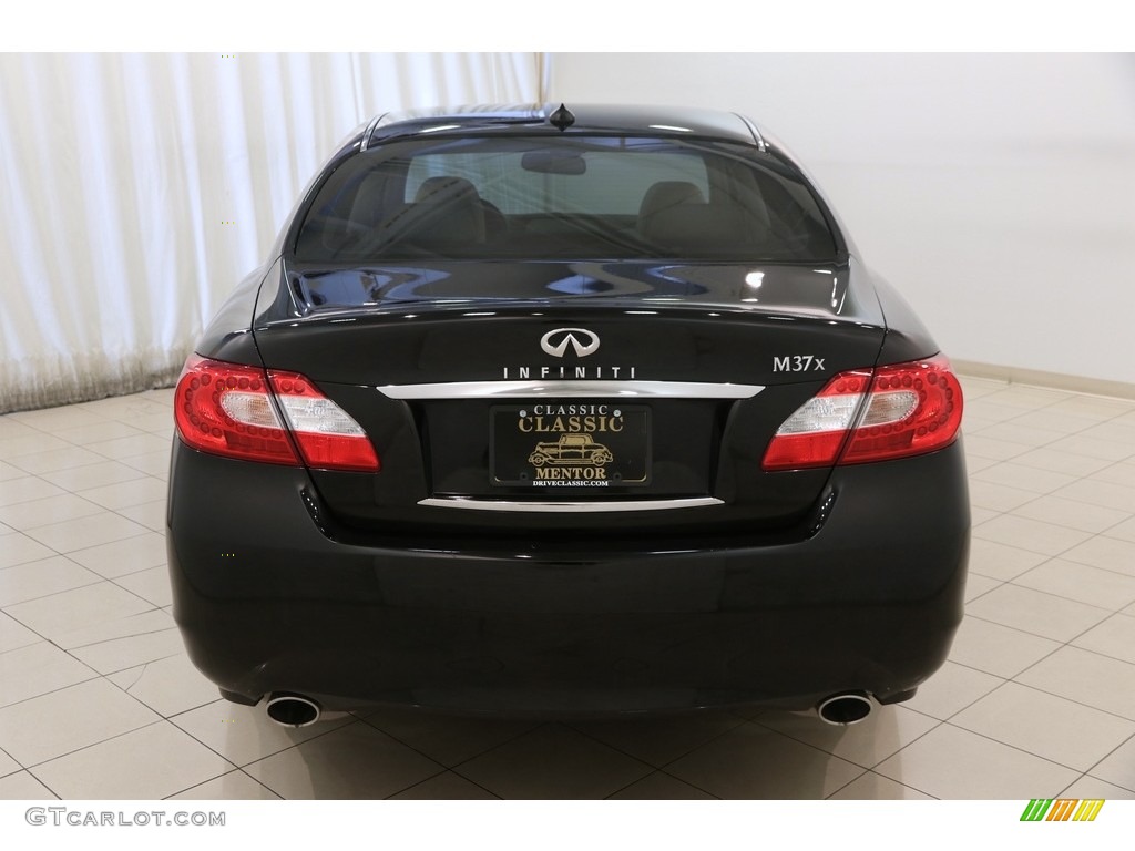 2012 M 37x AWD Sedan - Black Obsidian / Wheat photo #21