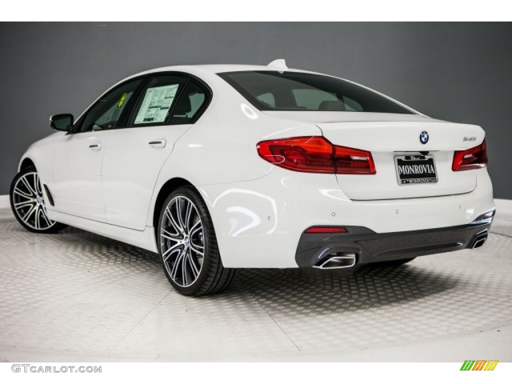 2017 5 Series 540i Sedan - Alpine White / Mocha photo #3