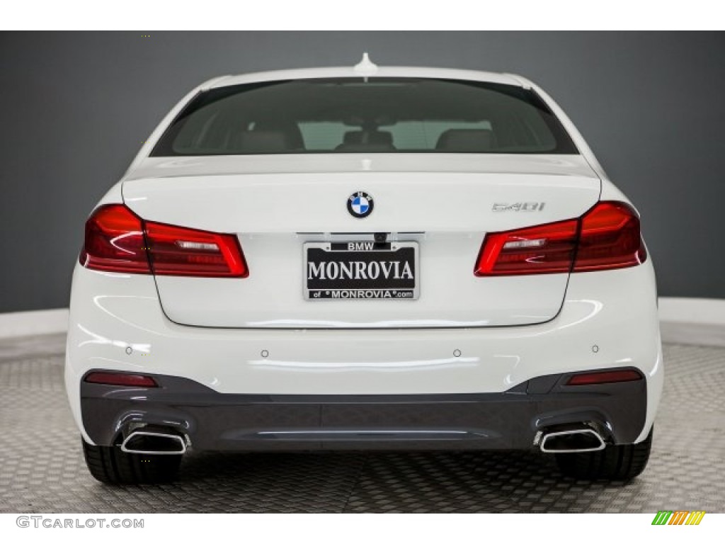 2017 5 Series 540i Sedan - Alpine White / Mocha photo #4