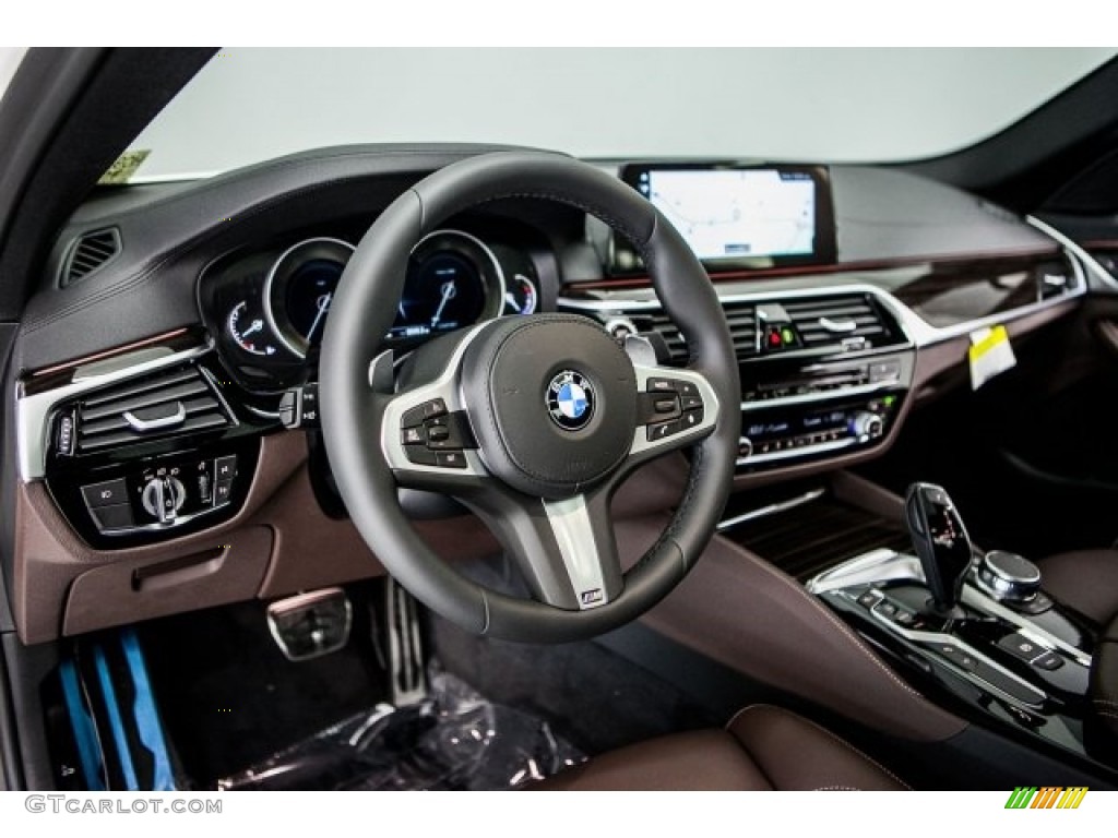 2017 5 Series 540i Sedan - Alpine White / Mocha photo #5