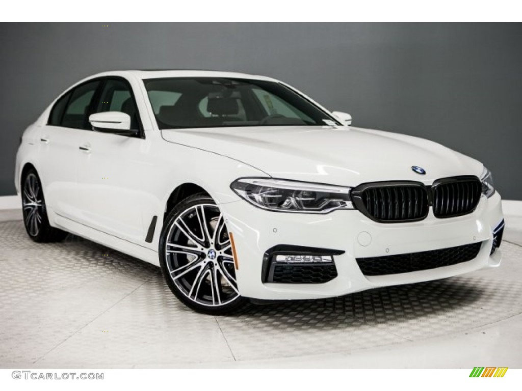 2017 5 Series 540i Sedan - Alpine White / Mocha photo #12