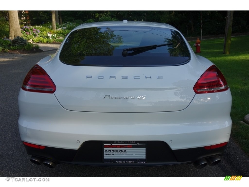 2015 Panamera 4S - White / Black photo #5