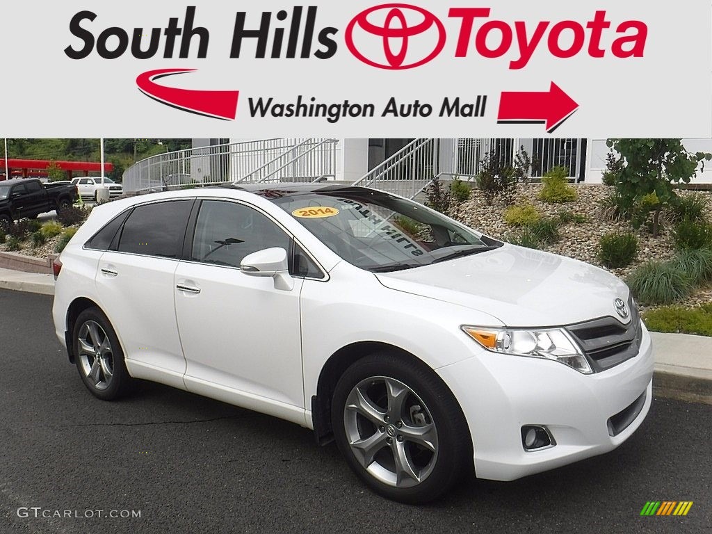 2014 Venza XLE AWD - Blizzard White Pearl / Ivory photo #1