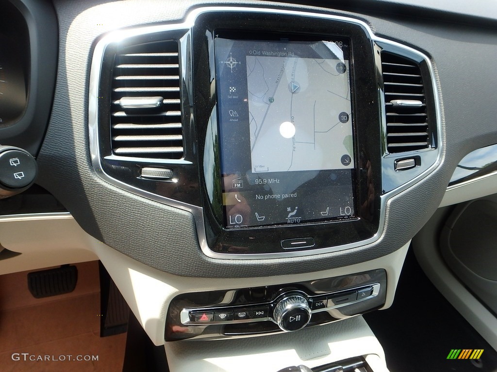 2018 XC90 T6 AWD Momentum - Pine Grey Metallic / Blonde photo #14