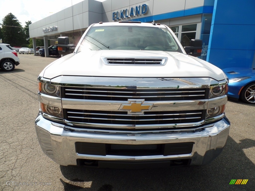 2017 Silverado 2500HD Work Truck Crew Cab 4x4 - Summit White / Dark Ash/Jet Black photo #3