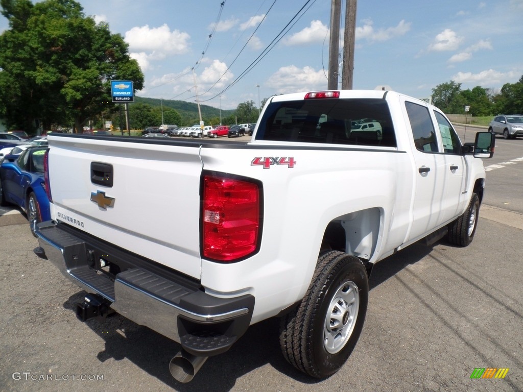 2017 Silverado 2500HD Work Truck Crew Cab 4x4 - Summit White / Dark Ash/Jet Black photo #5