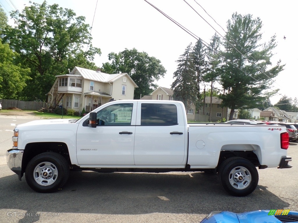 2017 Silverado 2500HD Work Truck Crew Cab 4x4 - Summit White / Dark Ash/Jet Black photo #8