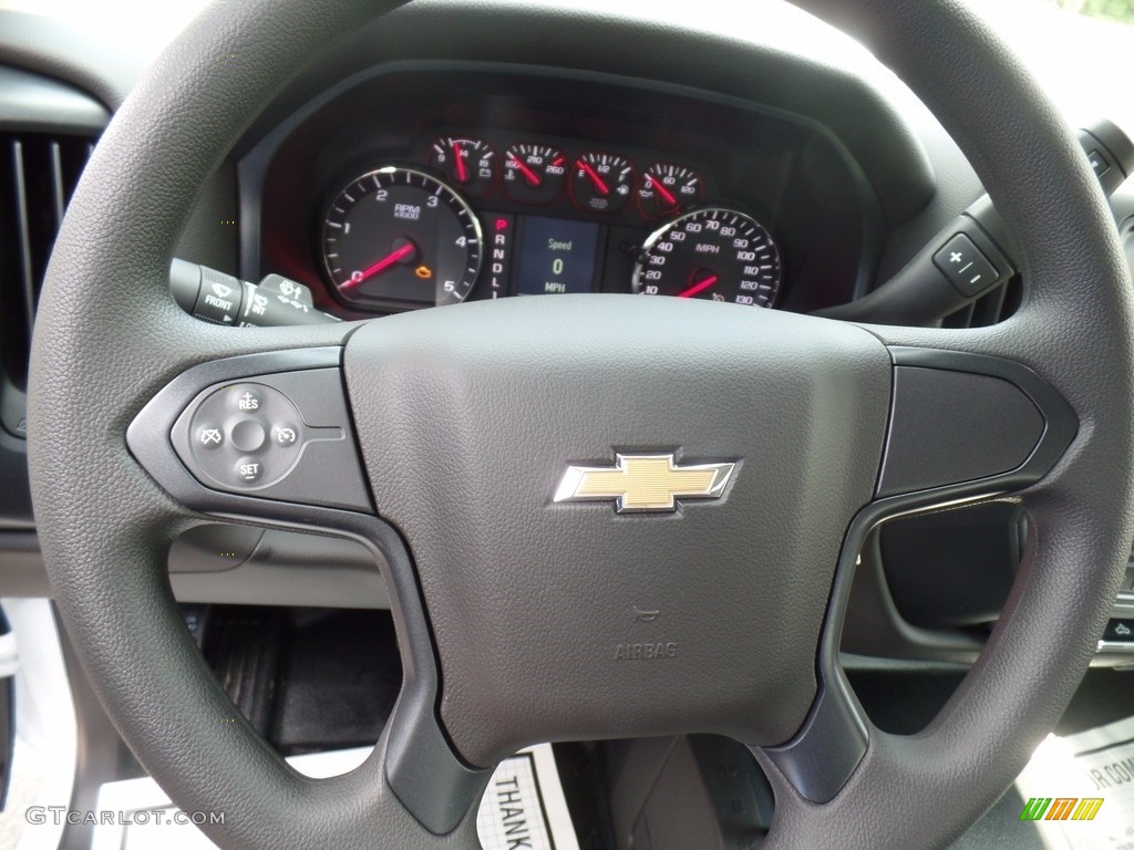 2017 Silverado 2500HD Work Truck Crew Cab 4x4 - Summit White / Dark Ash/Jet Black photo #20