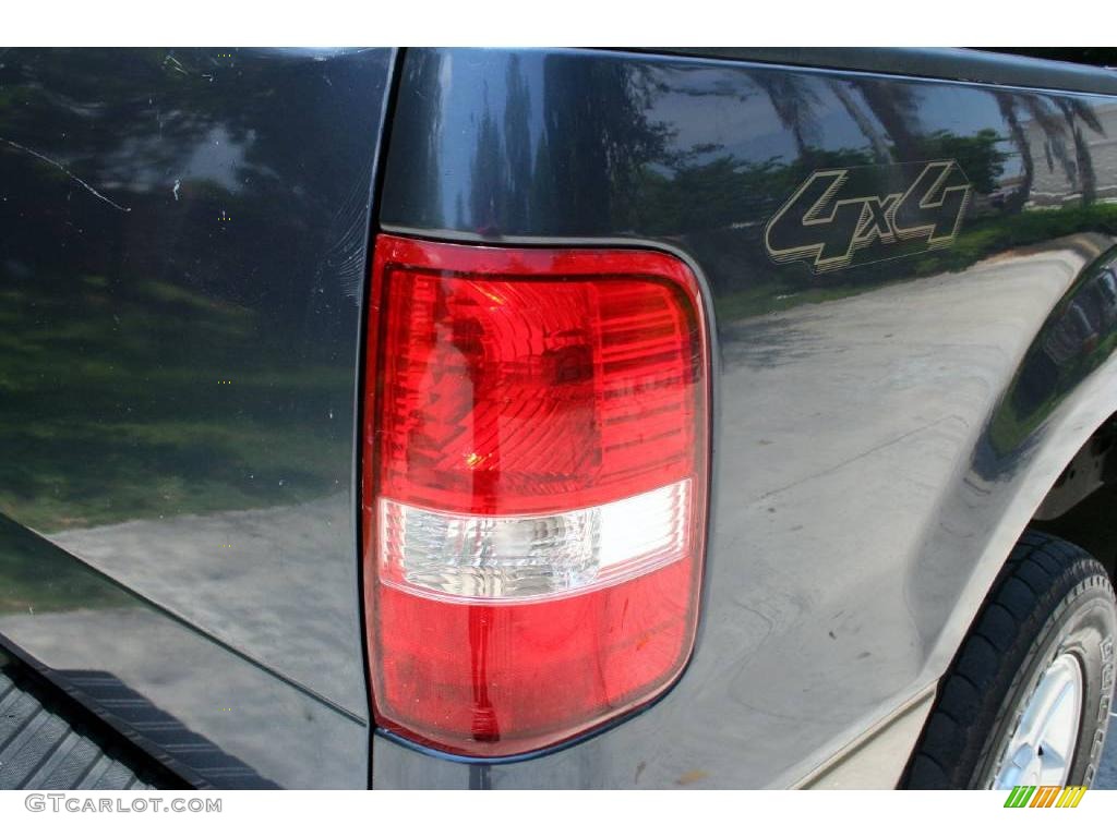 2004 F150 XLT SuperCab 4x4 - Medium Wedgewood Blue Metallic / Tan photo #28