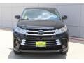 2017 Midnight Black Metallic Toyota Highlander LE  photo #2