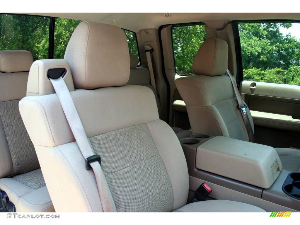 2004 F150 XLT SuperCab 4x4 - Medium Wedgewood Blue Metallic / Tan photo #42