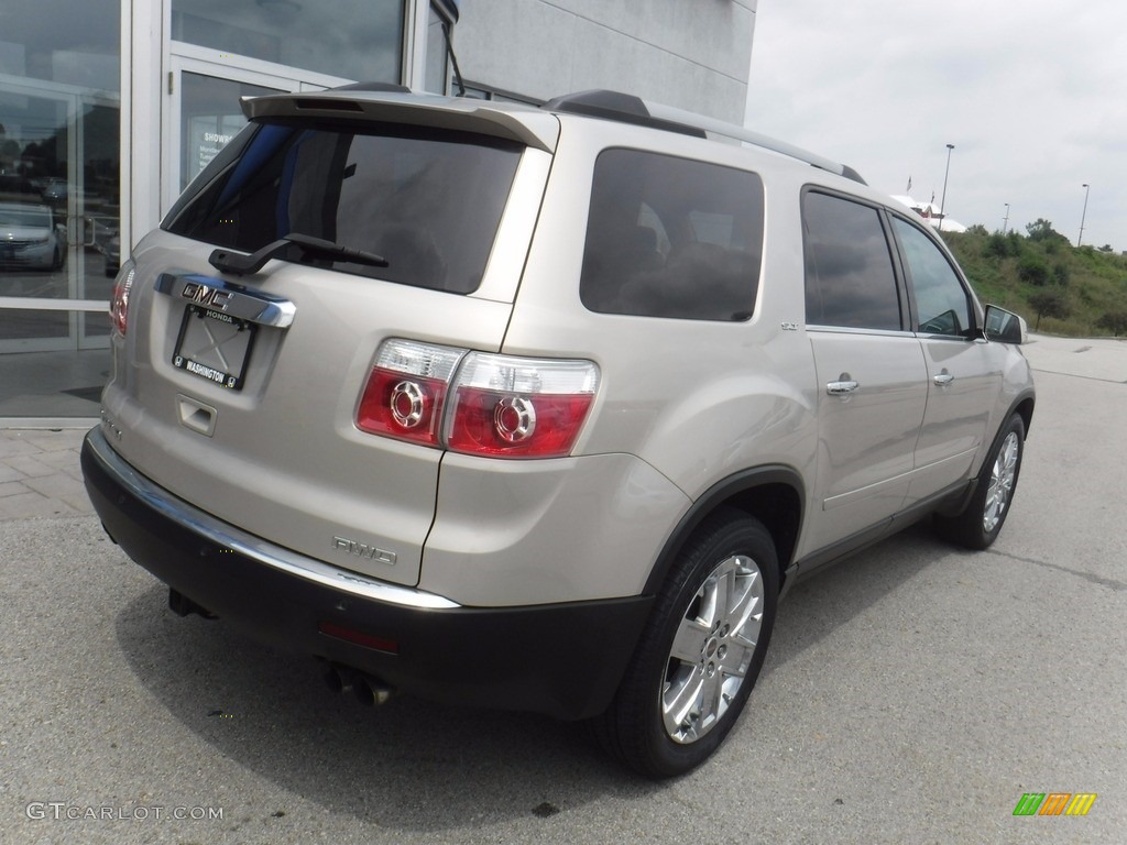 2010 Acadia SLT AWD - Gold Mist Metallic / Ebony photo #9