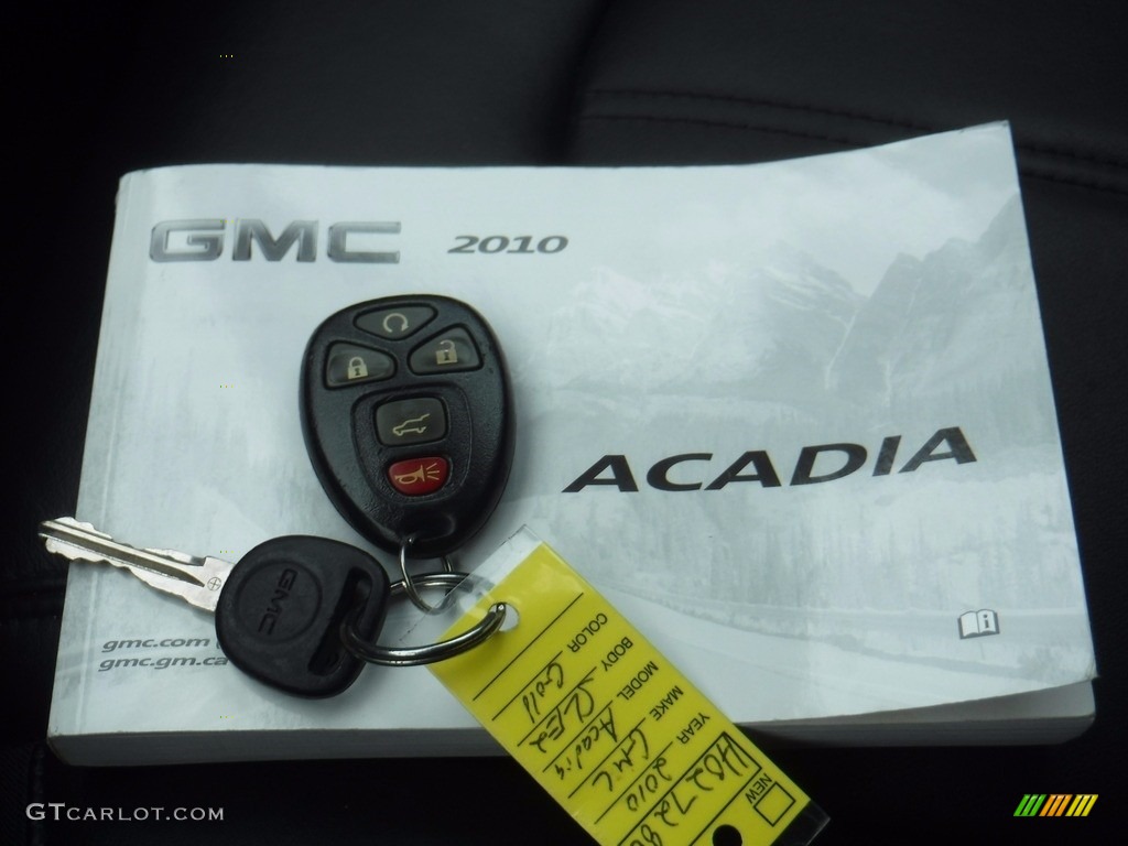 2010 Acadia SLT AWD - Gold Mist Metallic / Ebony photo #28