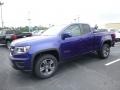 2017 Laser Blue Metallic Chevrolet Colorado WT Extended Cab 4x4  photo #1