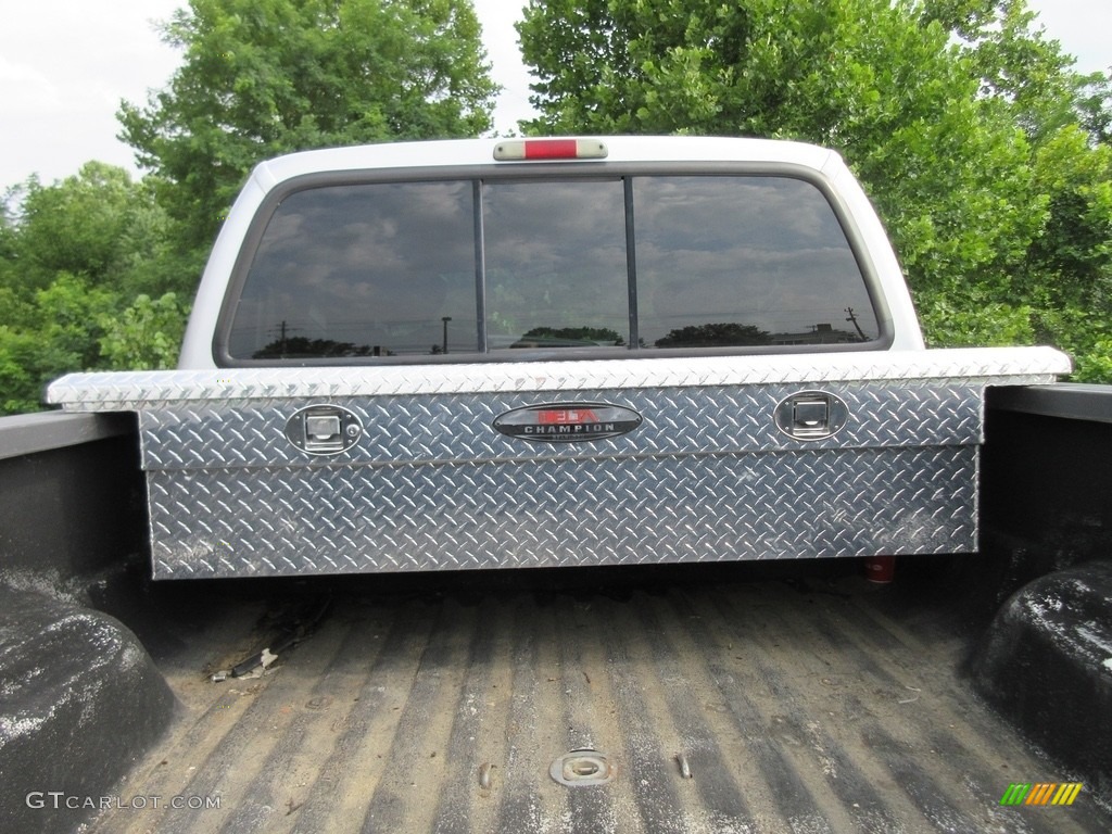 2001 F250 Super Duty XLT SuperCab 4x4 - Silver Metallic / Medium Graphite photo #13