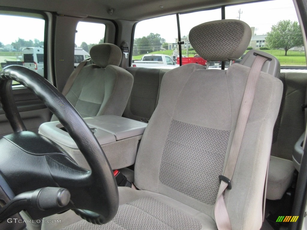 2001 F250 Super Duty XLT SuperCab 4x4 - Silver Metallic / Medium Graphite photo #28
