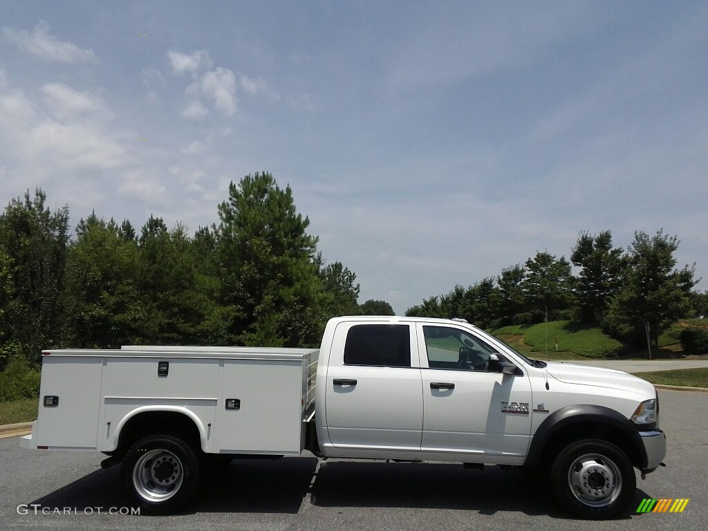 2017 4500 Tradesman Crew Cab 4x4 Utility Truck - Bright White / Black/Diesel Gray photo #5