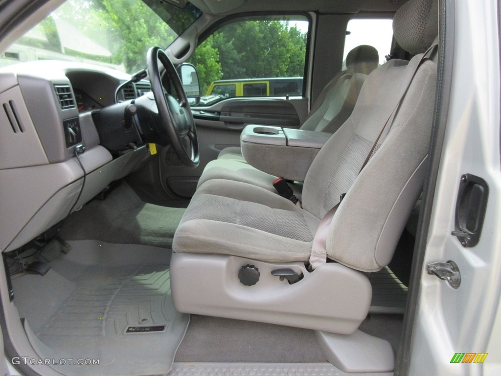 2001 F250 Super Duty XLT SuperCab 4x4 - Silver Metallic / Medium Graphite photo #29