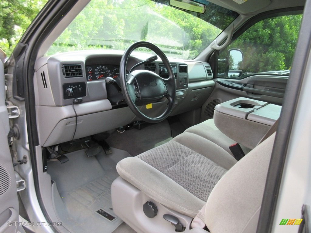 2001 F250 Super Duty XLT SuperCab 4x4 - Silver Metallic / Medium Graphite photo #30