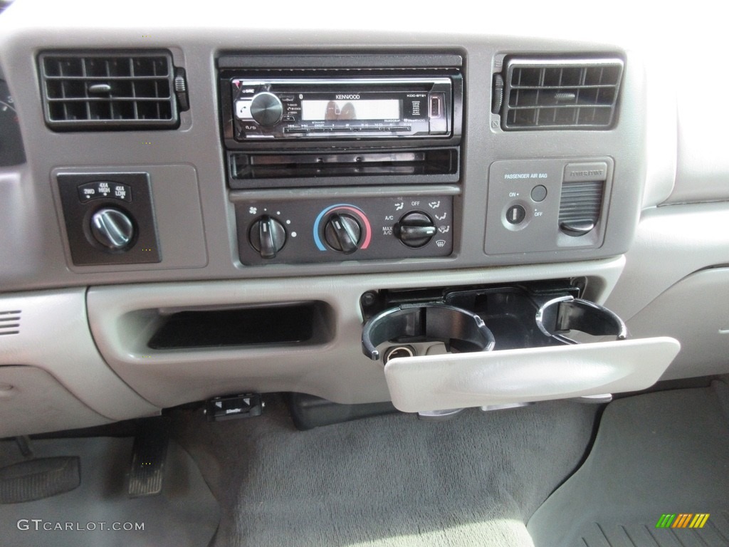 2001 F250 Super Duty XLT SuperCab 4x4 - Silver Metallic / Medium Graphite photo #33