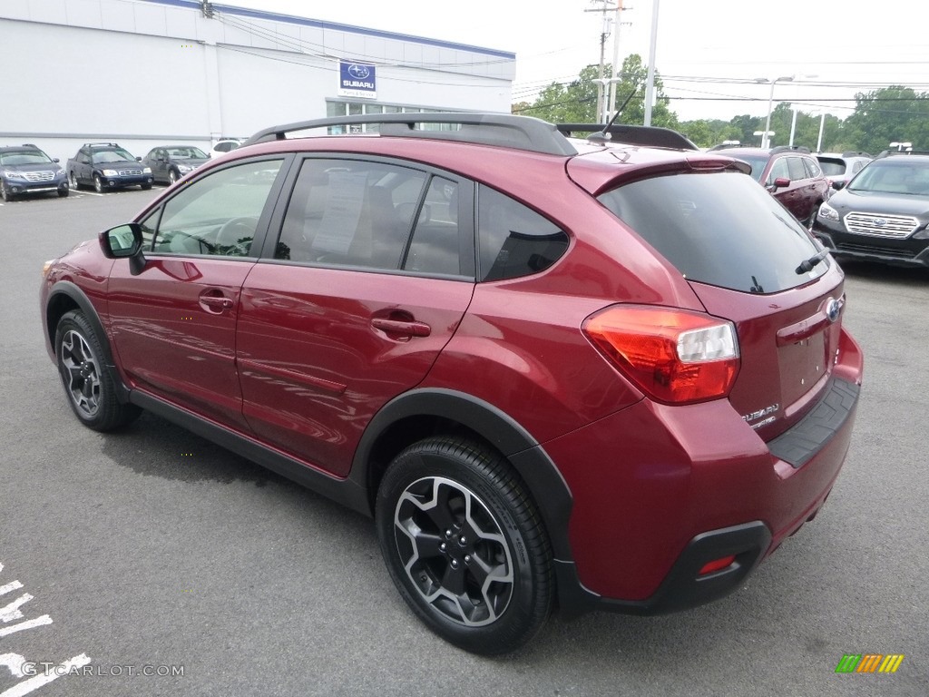 2015 XV Crosstrek 2.0i Premium - Venetian Red Pearl / Ivory photo #6