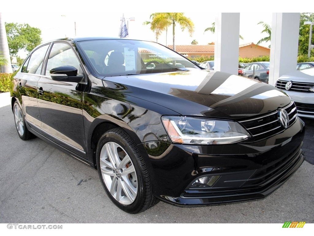 2017 Jetta SEL - Black / Titan Black photo #2