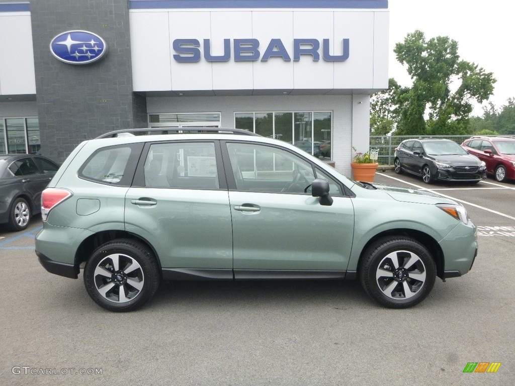 Jasmine Green Metallic 2018 Subaru Forester 2.5i Exterior Photo #121783596