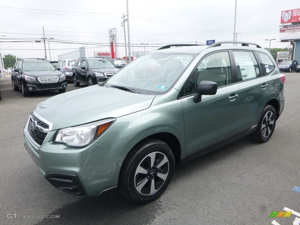 Jasmine Green Metallic 2018 Subaru Forester 2.5i Exterior Photo #121783719