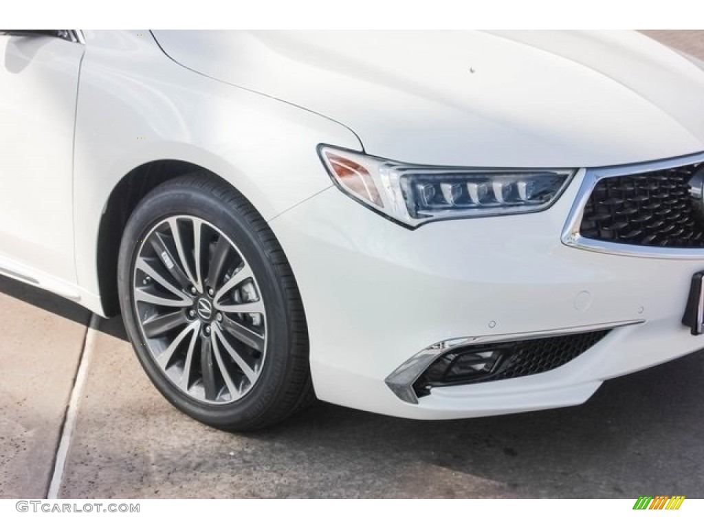 2018 TLX V6 Advance Sedan - Bellanova White Pearl / Parchment photo #8