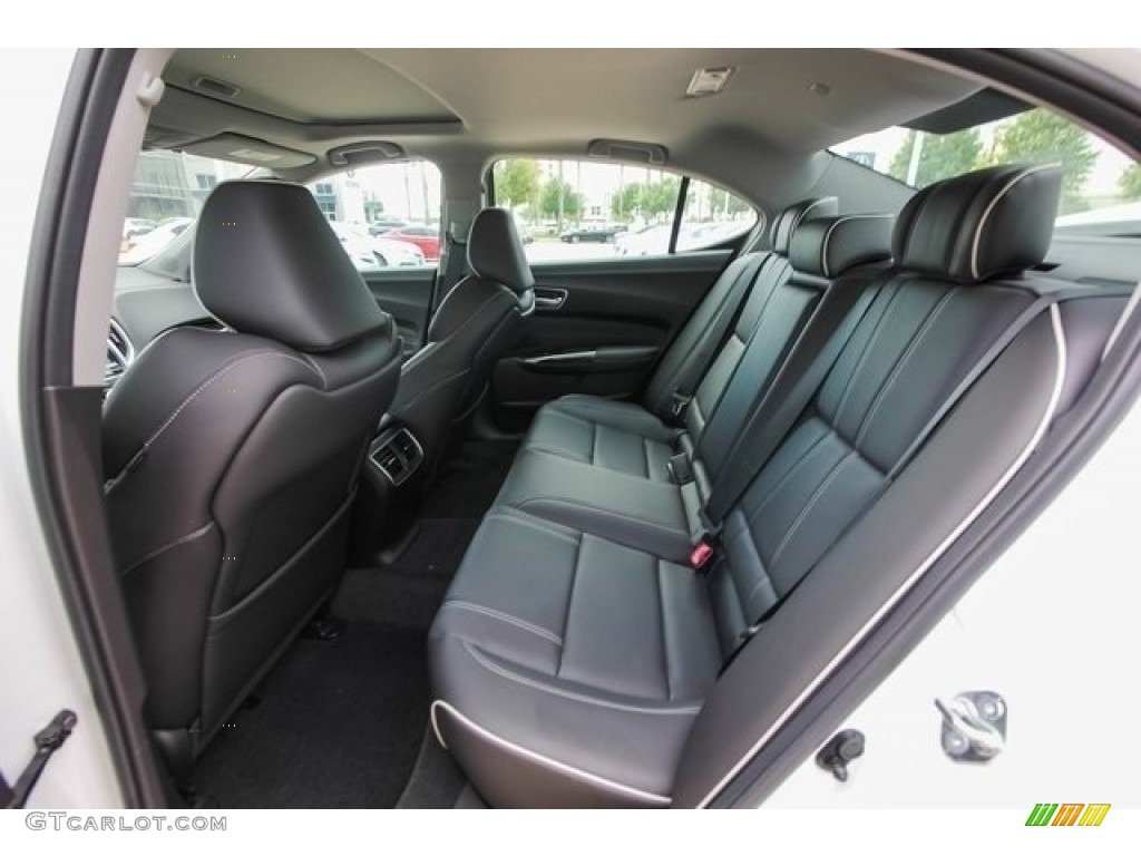 Ebony Interior 2018 Acura TLX V6 Technology Sedan Photo #121786134