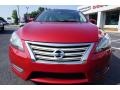 2013 Red Brick Nissan Sentra SV  photo #2