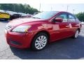 2013 Red Brick Nissan Sentra SV  photo #3