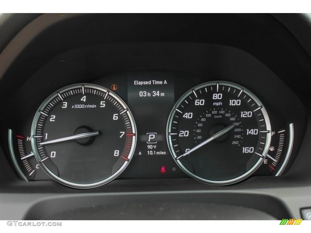 2018 Acura TLX V6 Technology Sedan Gauges Photo #121786605