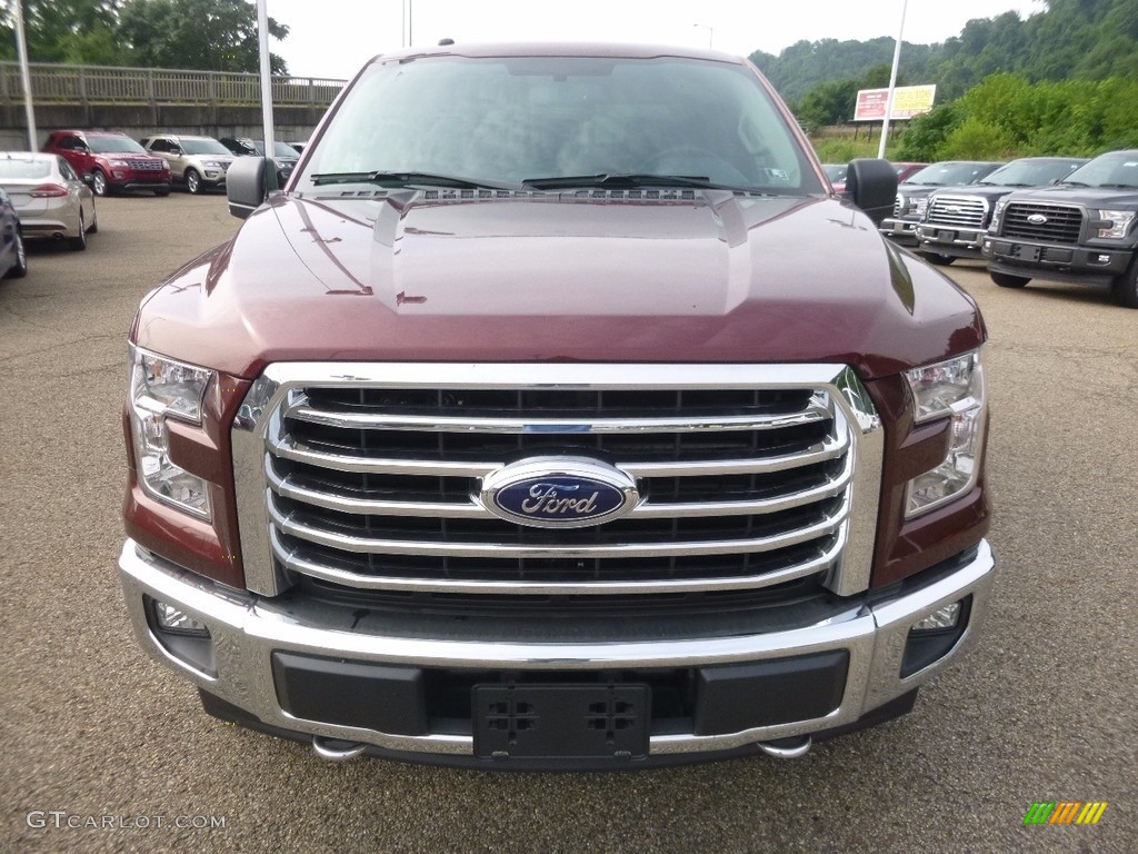 2017 F150 XLT SuperCrew 4x4 - Bronze Fire / Earth Gray photo #7