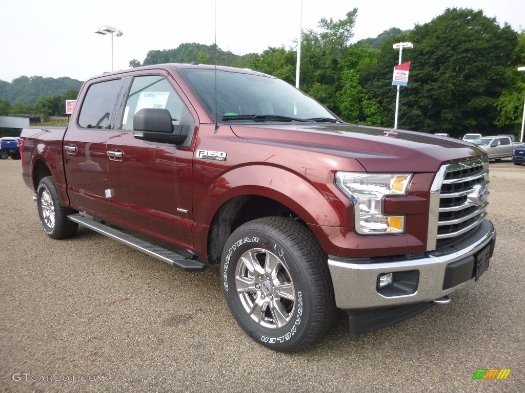2017 F150 XLT SuperCrew 4x4 - Bronze Fire / Earth Gray photo #8