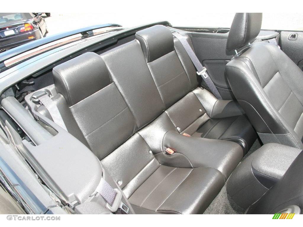 2006 Mustang V6 Premium Convertible - Black / Black photo #14