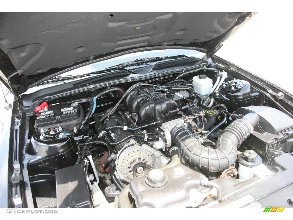 2006 Mustang V6 Premium Convertible - Black / Black photo #16