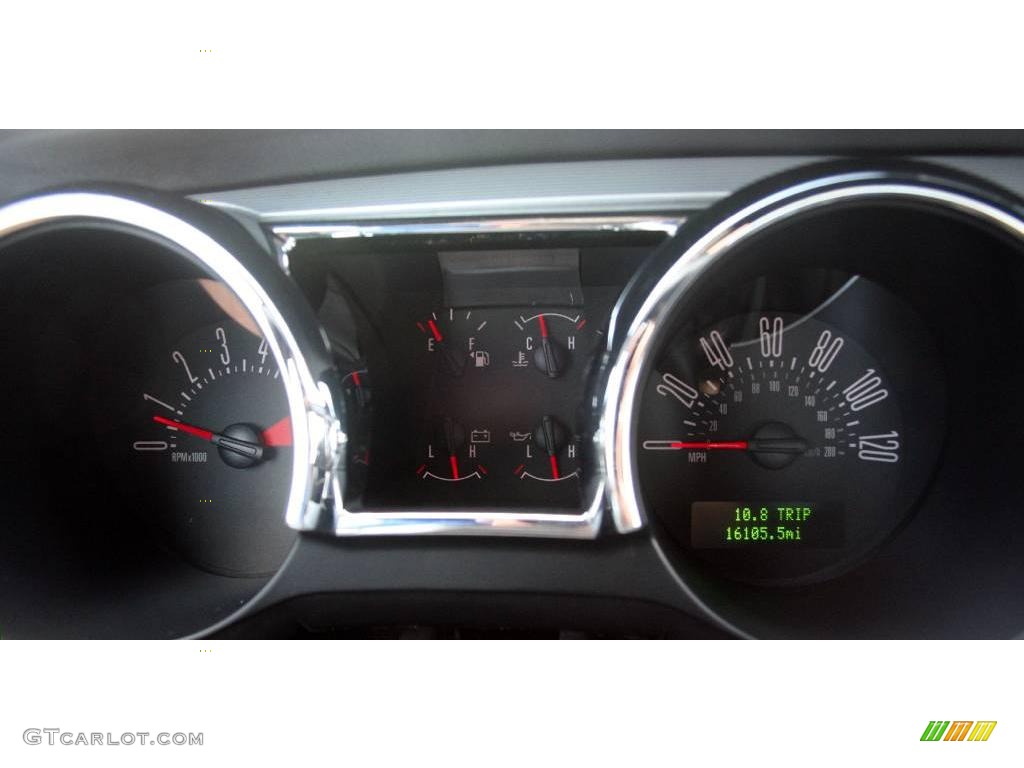 2006 Mustang V6 Premium Convertible - Black / Black photo #19