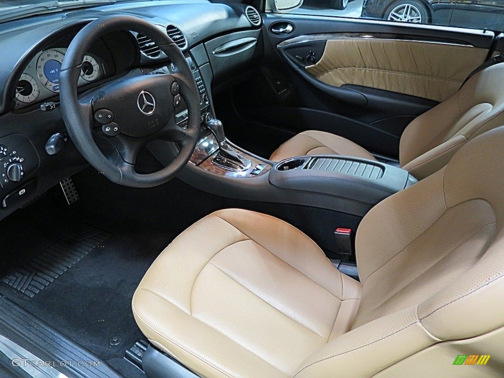 2009 CLK 550 Cabriolet - Pewter Metallic / Black/Cappuccino photo #16