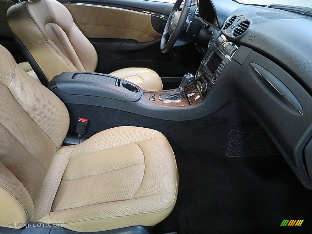 2009 CLK 550 Cabriolet - Pewter Metallic / Black/Cappuccino photo #19