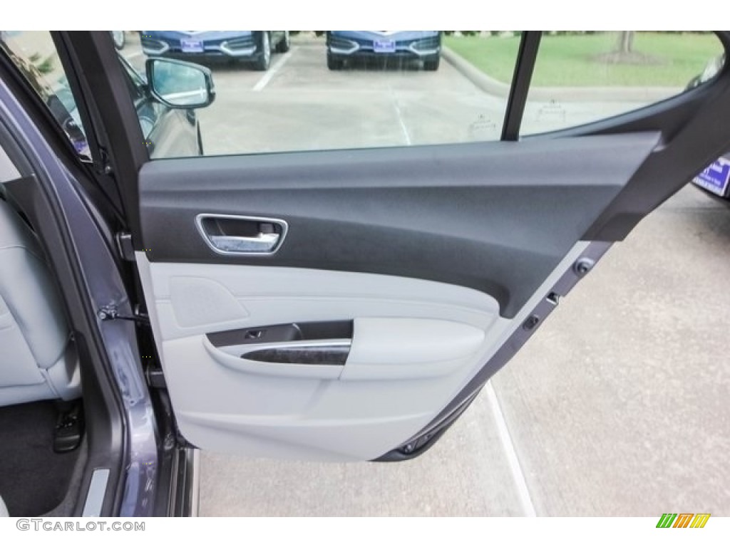 2018 Acura TLX V6 Advance Sedan Graystone Door Panel Photo #121788614