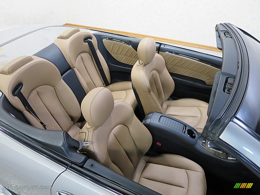 2009 CLK 550 Cabriolet - Pewter Metallic / Black/Cappuccino photo #21